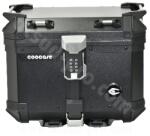 COOC Keyless Aluminium Series 45 literes topcase motorkerékpárhoz / robogóhoz (tartólemezzel) fekete COOC Váz, idomok és járműkiegészítők Csomagtartók, dobozok és csomagok Dobozok Felső dobozok