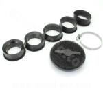 MARCH MARCHALD Power Filter légszűrő fekete L 40mm / csatlakozás: 46-49-52-55-58-62mm / 0° szög MARCH Motoralkatrészek Üzemanyag- és szívórendszer Légszűrők Tuning és univerzális légszűrők