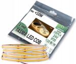 LED-ONE Led szalag Cob 24V 10W 480 dióda méterenként Neon Meleg 1m vágott tekercs 50m (B0906)