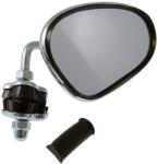 bumm bal oldali krómozott csíptetős tükör Vespa, Lambretta, Schwalbe, Classic, univerzális motorkerékpár, robogó, moped bumm Kormányzás és kezelőszervek Visszapillantó tükrök Tuning tükrök