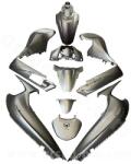 TNTOR karosszéria készlet Honda SH 350 2021-2024 (9 darabos) metál szürke (NHB18) TNTOR Váz, idomok és járműkiegészítők Idomok és burkolati elemek Komplett idom- és burkolatkészletek