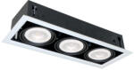 ELMARK Led Kiemelővilágítás Quad312 12w 3xe27 2700k Sötét Szürke (92q31227dgr)