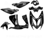 TNTTU karosszéria készlet MBK Nitro / Yamaha Aerox fekete metál 1997-2012 (7 darabos) TNTTU Váz, idomok és járműkiegészítők Idomok és burkolati elemek Komplett idom- és burkolatkészletek