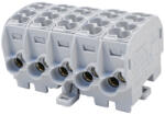 Elmark Csatlakozótömb Din Sín 5x(2x16mm2/2x25mm2 Szürke (81500002)