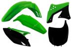 RACETECH műanyag karosszéria készlet OEM színben (2012) zöld/fekete Kawasaki KX-F250 RACETECH Váz, idomok és járműkiegészítők Idomok és burkolati elemek Komplett idom- és burkolatkészletek