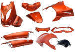 Edge Bikeparts Burkolati szett EDGE 11 darabos narancssárga metál az Aprilia SR SR SR50 Street 1998-hez. Edge Bikeparts Váz, idomok és járműkiegészítők Idomok és burkolati elemek Komplett idom- és burkolatkészletek