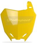POLISPORT első számtábla sárga Suzuki RM-Z250/RM-Z450 POLISPORT Váz, idomok és járműkiegészítők Idomok és burkolati elemek Motocross első rajtszámtáblák