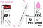 Akces Artix Chromax marker két végűvel, halvány lila 89 (6 db) (680749)