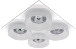 ELMARK Sa-045/4 Spot Lámpatest 4xgu5.3 Négyzet Fehér/fehér (92045s4-whfr)