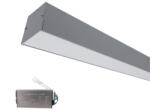 ELMARK Led Profil Felületre Szerelhető S77 48w 4000k 1200mm Szürke+sürgősségi Készlettel (99om1204048-gre)