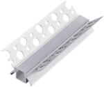 ELMARK Alumínium Profil Gipszkartonba Süllyesztve Belső Sarok Dp61 2m (99acc61) - dreamlighting
