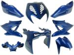 VANEZ 8 részes fényes kék idomkészlet Yamaha Aerox, MBK Nitro 50 100 modellekhez VANEZ Váz, idomok és járműkiegészítők Idomok és burkolati elemek Komplett idom- és burkolatkészletek