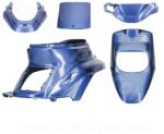 TNTTU MBK 50 Booster 1999-2003 / Yamaha 50 BWS 1999-2003 karosszéria készlet kék cocktail (5 darabos) TNTTU Váz, idomok és járműkiegészítők Idomok és burkolati elemek Komplett idom- és burkolatkészletek