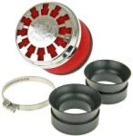 Malossi E13 42 / 58mm egyenes piros légszűrő Malossi Motoralkatrészek Üzemanyag- és szívórendszer Légszűrők Tuning és univerzális légszűrők
