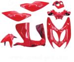 TNTTU MBK Nitro / Yamaha Aerox karosszéria szett, piros Scuderia, 1997-2012 (7 darabos) TNTTU Váz, idomok és járműkiegészítők Idomok és burkolati elemek Komplett idom- és burkolatkészletek