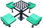 Anastasia & P-Sport Masa sah table Anastasia Sport cu 4 locuri pentru OUTDOOR (OF21-2)