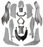 TNTOR Karosszéria készlet Yamaha NMAX 125cc 2025 szürke Nardo (16 darabos) TNTOR Váz, idomok és járműkiegészítők Idomok és burkolati elemek Komplett idom- és burkolatkészletek