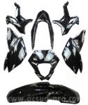 TNTOR karosszéria készlet BETA 50 RR MOTARD 2012-2020-hoz (7 darabos), fekete TNTOR Váz, idomok és járműkiegészítők Idomok és burkolati elemek Komplett idom- és burkolatkészletek