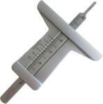 Dasqua - Italia Subler de adancime mini Dasqua 30mm x 0.01mm otel inox (1030-3035)