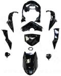 TNTOR Karosszéria készlet Yamaha Cygnus X 125cc 2009-2012 (11 darab) fényes fekete TNTOR Váz, idomok és járműkiegészítők Idomok és burkolati elemek Komplett idom- és burkolatkészletek