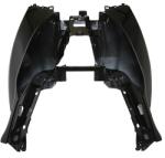 Piaggio (oem) PIAGGIO 67257100XN2 első pajzs 300-400-500 MP3 Sport 2008-2014, fekete 98-A PIAGGIO (OEM) Váz, idomok és járműkiegészítők Idomok és burkolati elemek Első idomok és karosszériapanelek