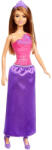 Mattel Mattel Barbie - Barna hajjal, bíbor ruhában (GGJ95)
