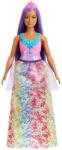 Mattel Mattel Barbie - Lila színű, dús hajú hercegnő (HGR17)