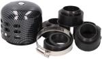 101 Octane Power 28-44mm karbon kinézetű légszűrő alumínium házzal 101 Octane Motoralkatrészek Üzemanyag- és szívórendszer Légszűrők Tuning és univerzális légszűrők