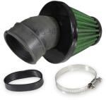 Power Force kúpos légszűrő zöld 40-45 mm 45° Power Force Motoralkatrészek Üzemanyag- és szívórendszer Légszűrők Tuning és univerzális légszűrők