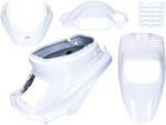 TNT 5 részes fehér burkolat készlet MBK Booster -2004, Yamaha BWS -2004, Yamaha BWS -2004, MBK Booster -2004 TNT Váz, idomok és járműkiegészítők Idomok és burkolati elemek Komplett idom- és burkolatkészle