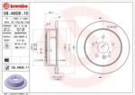 BREMBO Féktárcsa tömör Ø291mm 08. A608.11