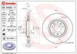 BREMBO Féktárcsa belső hűtés Ø294mm 09. D420.11