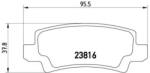 BREMBO fékbetét készlet, tárcsafék P83 065