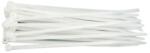 VOREL - Fehér kábelkötegelő 300x3.6mm 100db