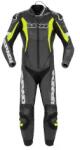SPIDI egyrészes öltöny Sport WARRIOR PERFORATED pro, SPIDI (fekete/sárga fluo/fehér, 52-es méret)