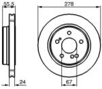 Bosch szellőző féktárcsa Ø278mm 0 986 479 133