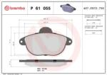 BREMBO fékbetét készlet, tárcsafék P61 055