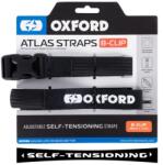OXFORD Atlas B-Clip csomagtartó hevederek, 2 db, OXFORD (fekete, 26mm x 2m)