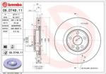 BREMBO Féktárcsa belső hűtés Ø325mm 09. D749.11
