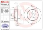 BREMBO Féktárcsa tömör Ø297mm 08. B646.11