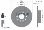 TEXTAR Féktárcsa tömör Ø256mm 92121103