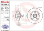 BREMBO Féktárcsa tömör Ø260mm 08. B369.37