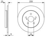 Bosch tömör féktárcsa Ø259mm 0 986 479 721