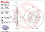 BREMBO Féktárcsa szellőző Ø320mm 09. B743.41