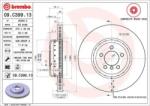 BREMBO Féktárcsa Kétrészes féktárcsa Ø370mm 09. C399.13