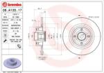 BREMBO Féktárcsa tömör Ø270mm 08. A135.17
