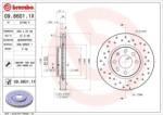 BREMBO féktárcsa perforált/belső hűtéses Ø260mm 09.8601. 1X