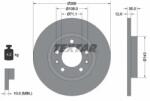 TEXTAR Féktárcsa tömör Ø268mm 92268003