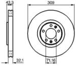 Bosch szellőző féktárcsa Ø308, 6mm 0 986 479 027