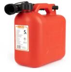 AMIO Műanyag benzinkanna 5L